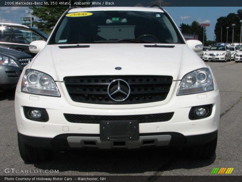 Alabaster White / Black 2006 Mercedes-Benz ML 350 4Matic