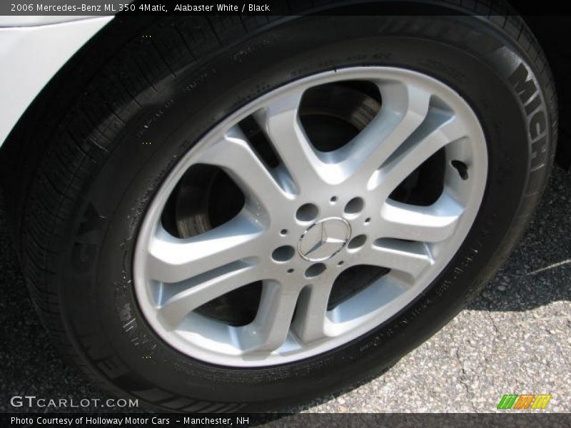 Alabaster White / Black 2006 Mercedes-Benz ML 350 4Matic