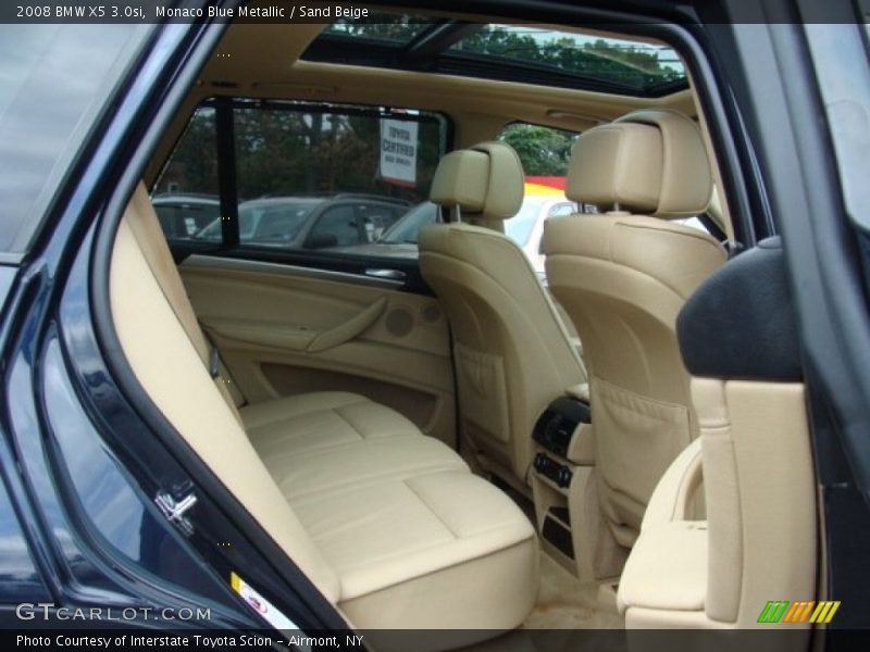 Monaco Blue Metallic / Sand Beige 2008 BMW X5 3.0si