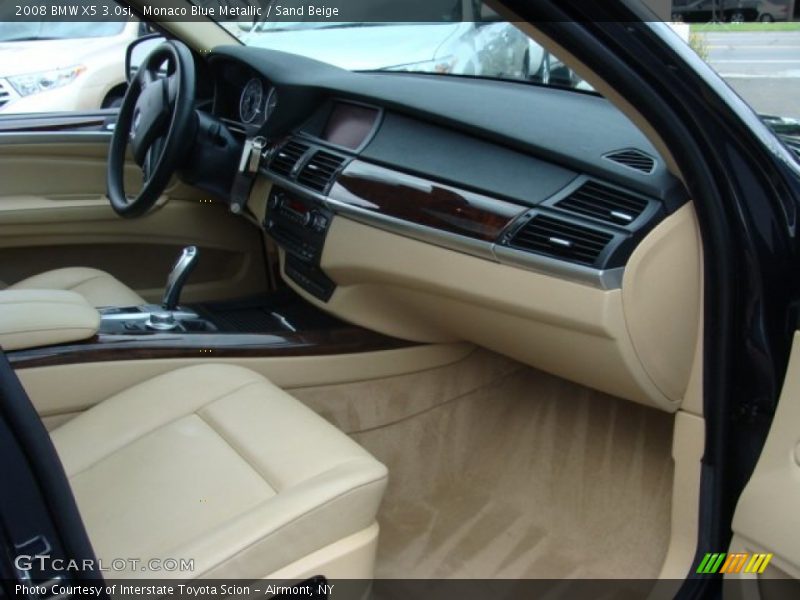 Monaco Blue Metallic / Sand Beige 2008 BMW X5 3.0si