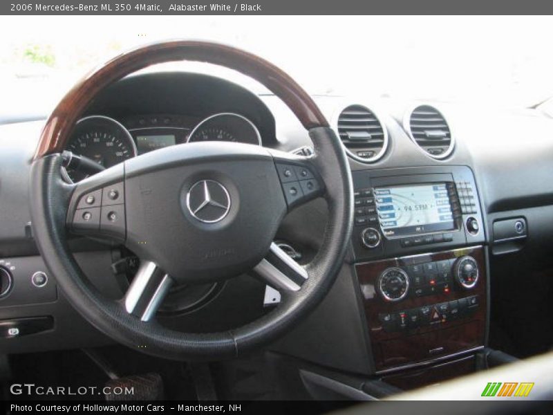 Alabaster White / Black 2006 Mercedes-Benz ML 350 4Matic