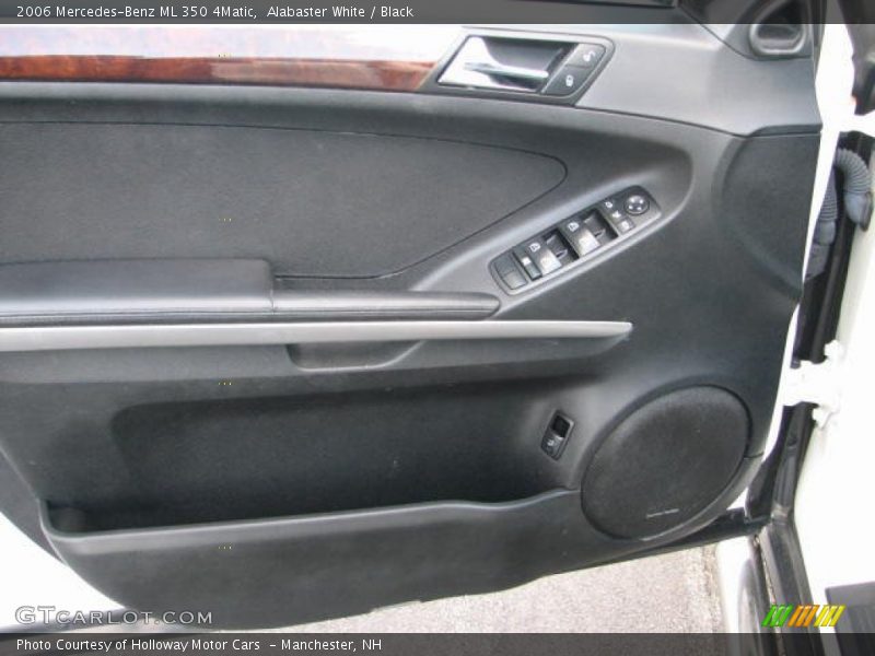 Alabaster White / Black 2006 Mercedes-Benz ML 350 4Matic