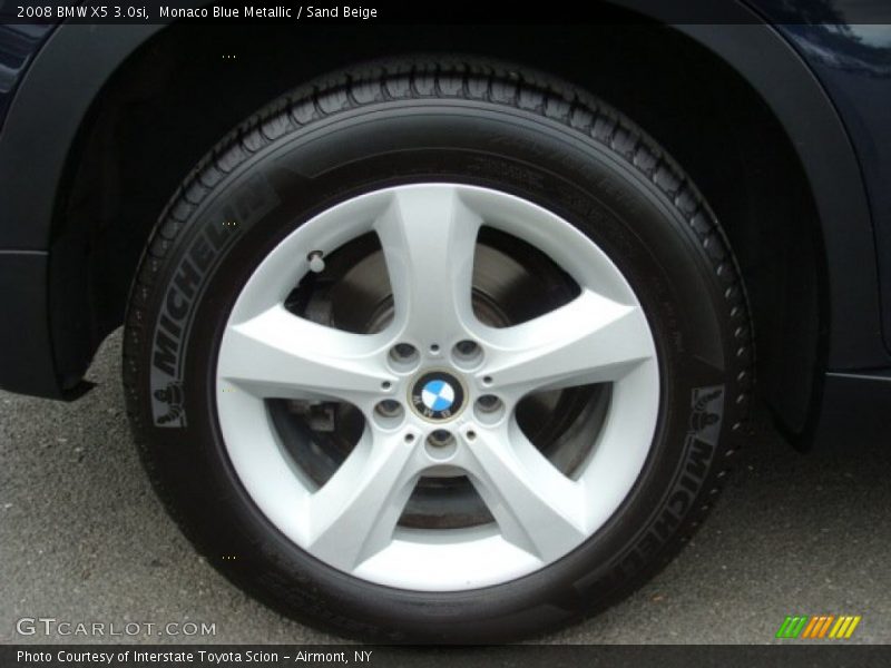 Monaco Blue Metallic / Sand Beige 2008 BMW X5 3.0si