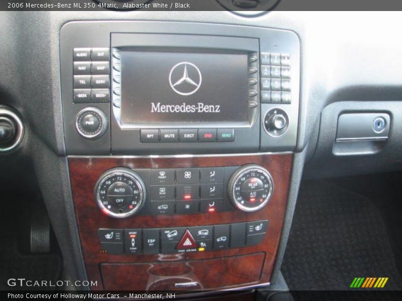 Alabaster White / Black 2006 Mercedes-Benz ML 350 4Matic