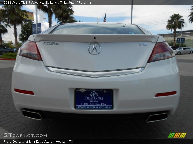 Bellanova White Pearl / Parchment 2012 Acura TL 3.5 Advance