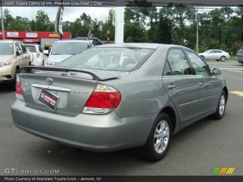 Phantom Gray Pearl / Gray 2005 Toyota Camry LE V6
