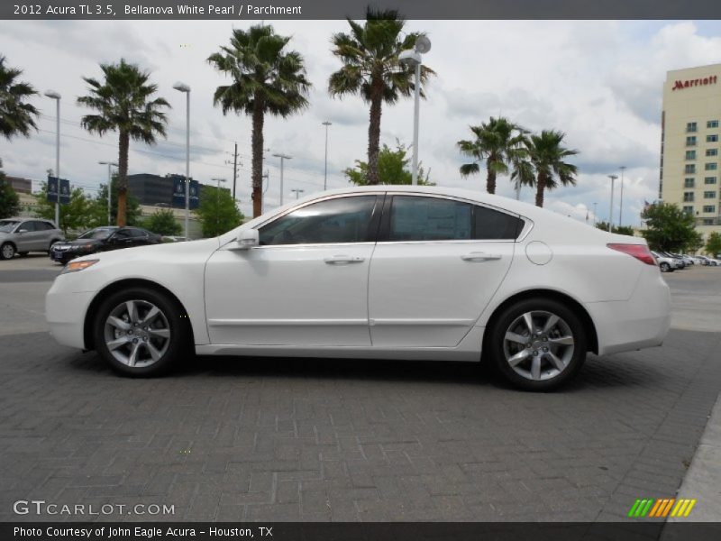 Bellanova White Pearl / Parchment 2012 Acura TL 3.5