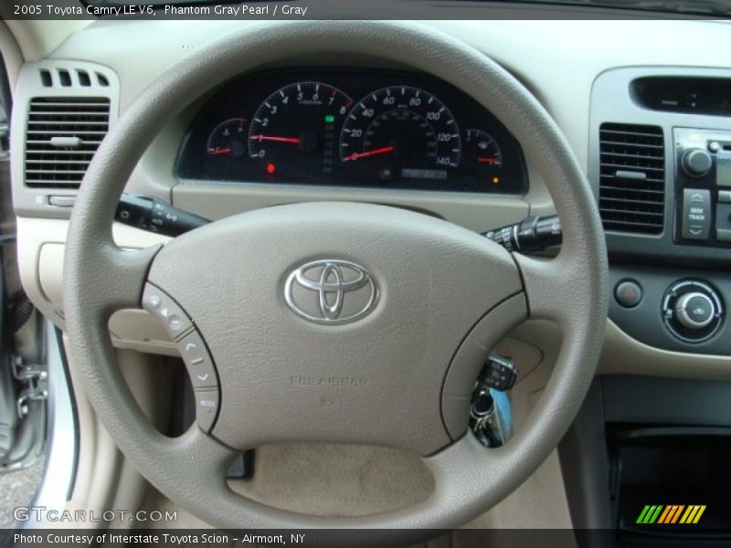 Phantom Gray Pearl / Gray 2005 Toyota Camry LE V6