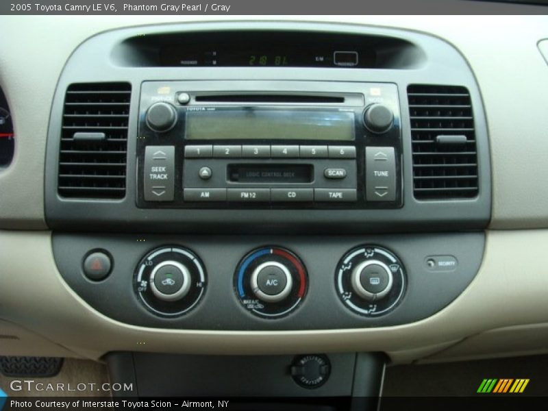 Phantom Gray Pearl / Gray 2005 Toyota Camry LE V6