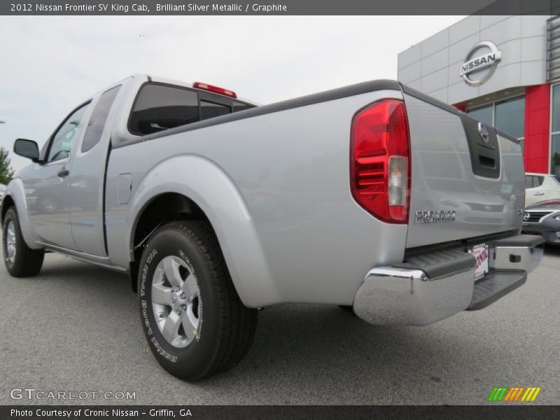 Brilliant Silver Metallic / Graphite 2012 Nissan Frontier SV King Cab
