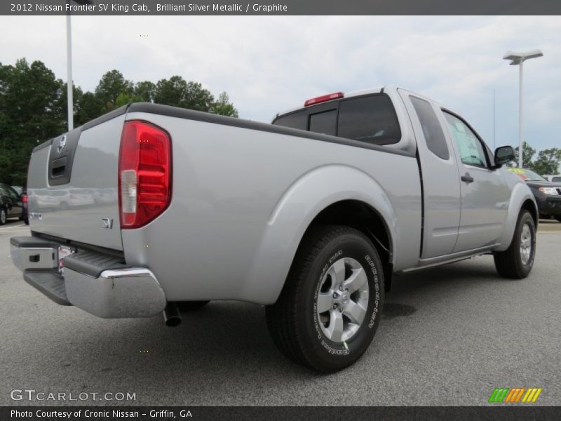 Brilliant Silver Metallic / Graphite 2012 Nissan Frontier SV King Cab