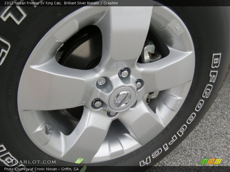 Brilliant Silver Metallic / Graphite 2012 Nissan Frontier SV King Cab