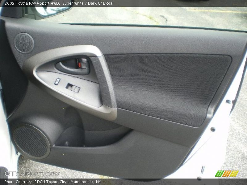 Super White / Dark Charcoal 2009 Toyota RAV4 Sport 4WD