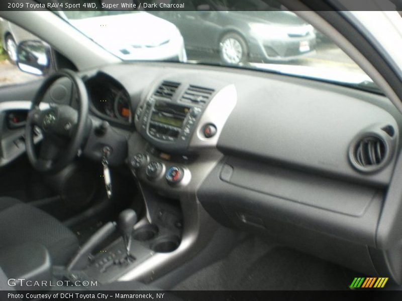 Super White / Dark Charcoal 2009 Toyota RAV4 Sport 4WD