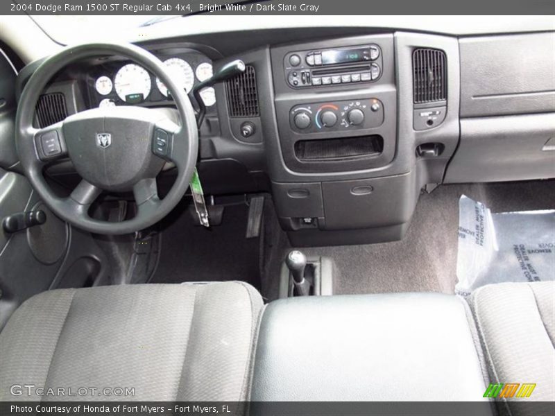 Bright White / Dark Slate Gray 2004 Dodge Ram 1500 ST Regular Cab 4x4