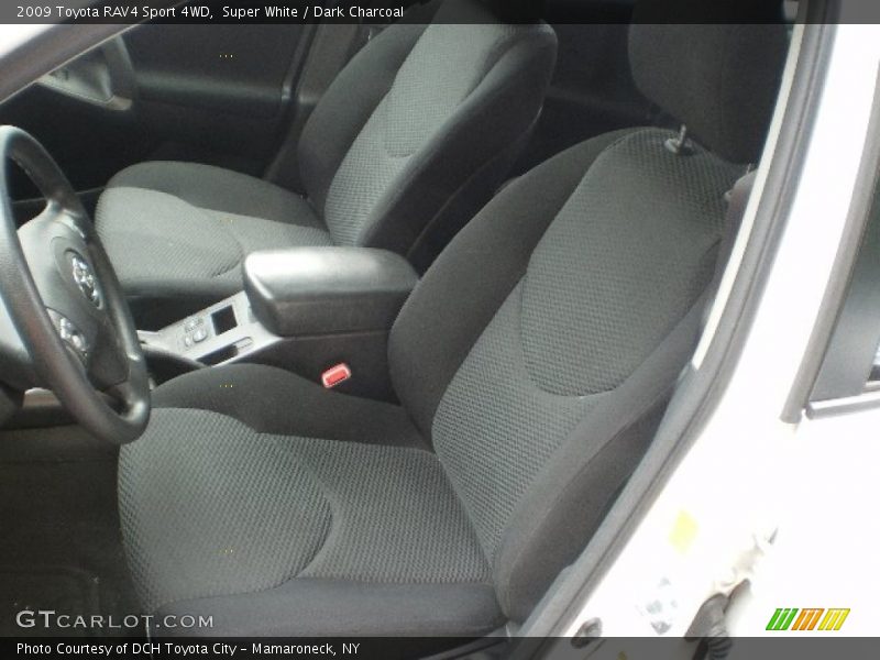 Super White / Dark Charcoal 2009 Toyota RAV4 Sport 4WD