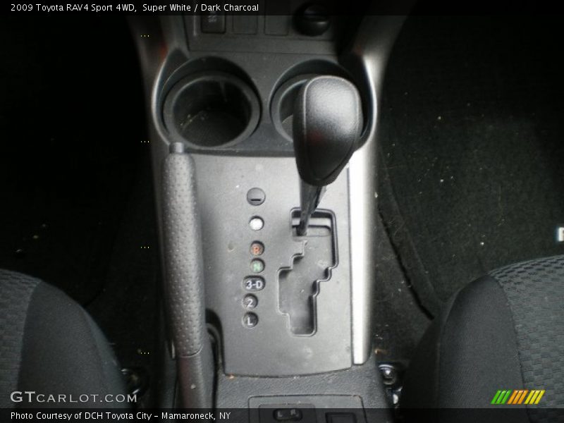 Super White / Dark Charcoal 2009 Toyota RAV4 Sport 4WD