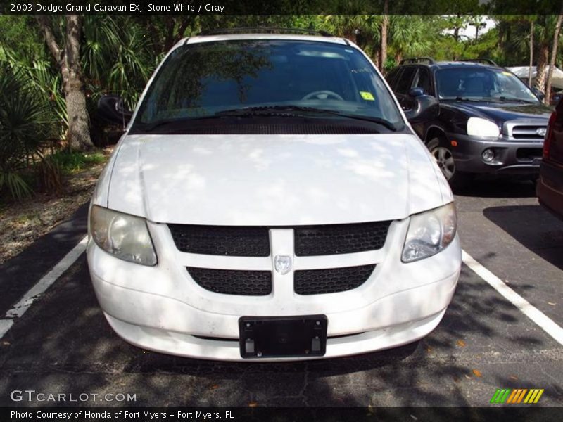 Stone White / Gray 2003 Dodge Grand Caravan EX