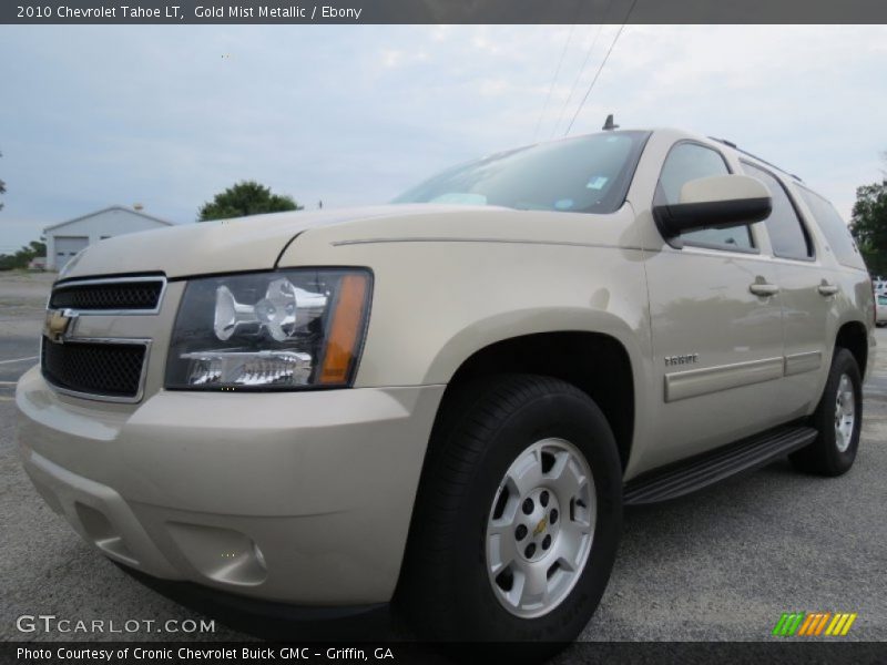 Gold Mist Metallic / Ebony 2010 Chevrolet Tahoe LT