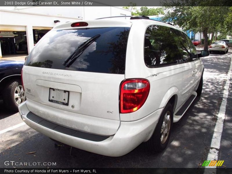 Stone White / Gray 2003 Dodge Grand Caravan EX
