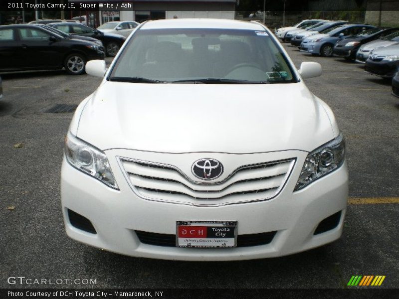 Super White / Ash 2011 Toyota Camry LE