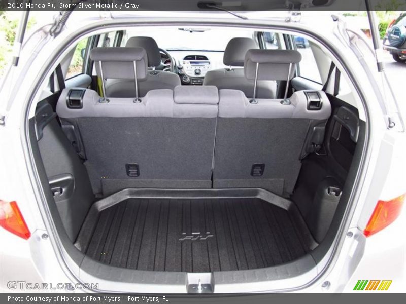 Storm Silver Metallic / Gray 2010 Honda Fit