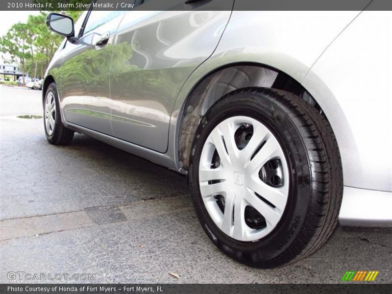 Storm Silver Metallic / Gray 2010 Honda Fit