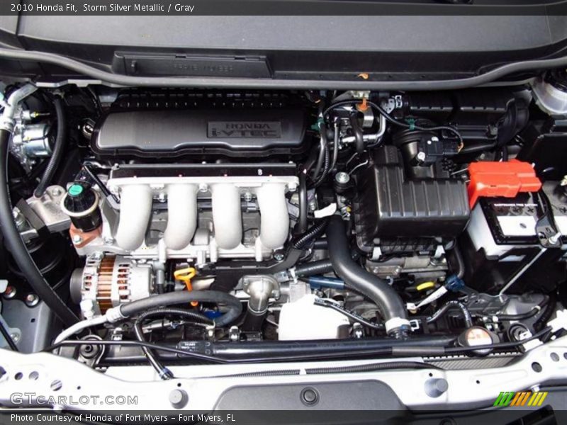 Storm Silver Metallic / Gray 2010 Honda Fit
