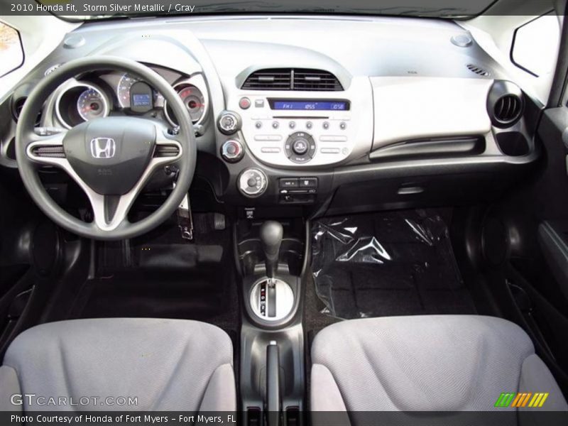 Storm Silver Metallic / Gray 2010 Honda Fit