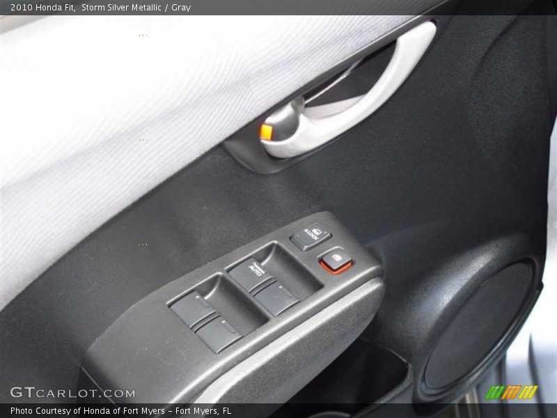 Storm Silver Metallic / Gray 2010 Honda Fit