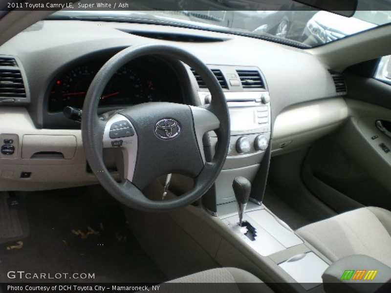Super White / Ash 2011 Toyota Camry LE