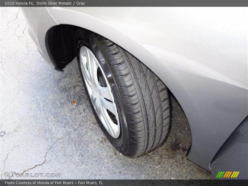 Storm Silver Metallic / Gray 2010 Honda Fit