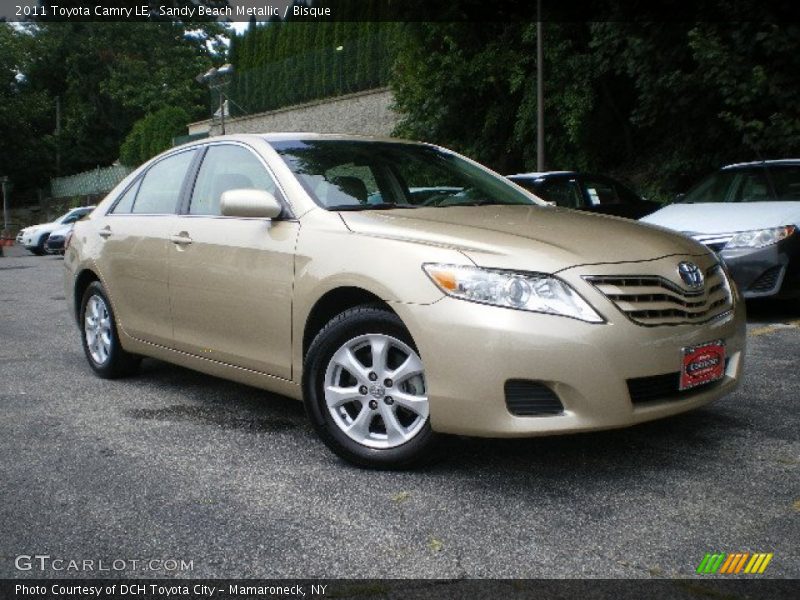 Sandy Beach Metallic / Bisque 2011 Toyota Camry LE