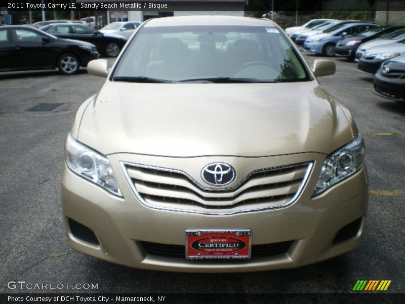 Sandy Beach Metallic / Bisque 2011 Toyota Camry LE