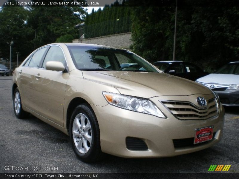 Sandy Beach Metallic / Bisque 2011 Toyota Camry LE