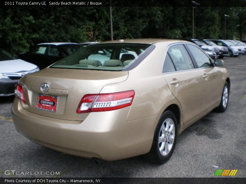 Sandy Beach Metallic / Bisque 2011 Toyota Camry LE