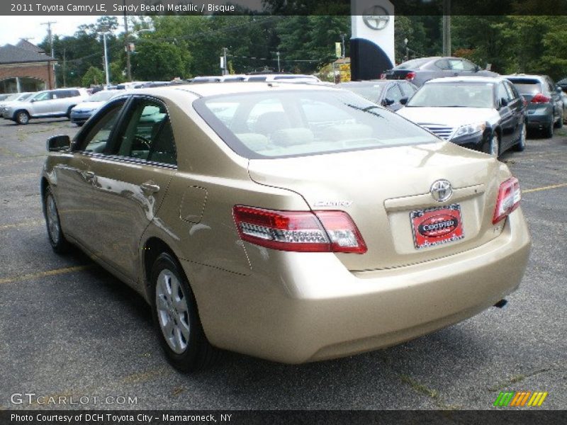 Sandy Beach Metallic / Bisque 2011 Toyota Camry LE