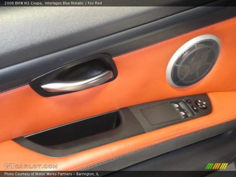 Interlagos Blue Metallic / Fox Red 2008 BMW M3 Coupe