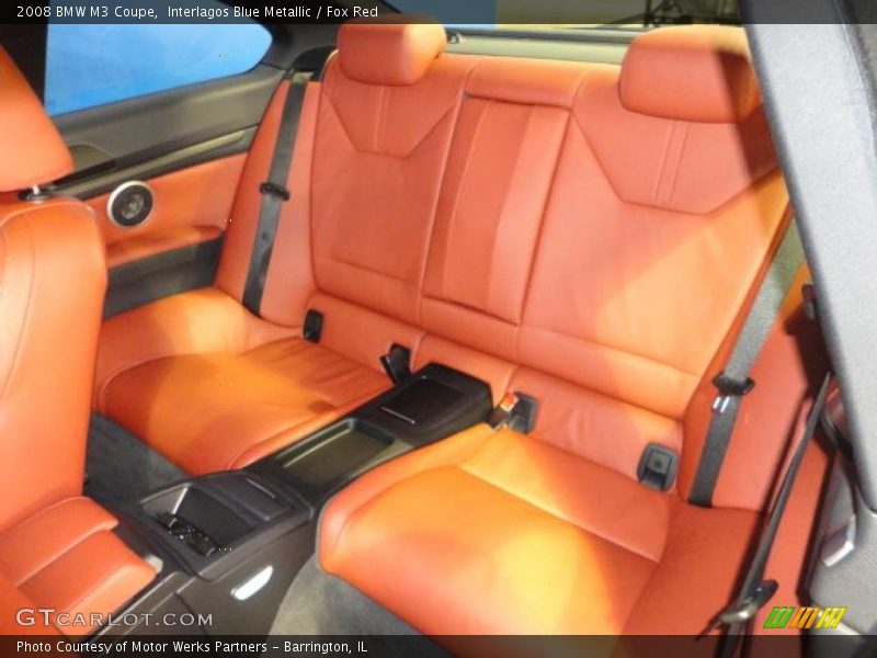 Rear Seat of 2008 M3 Coupe