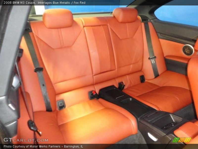 Rear Seat of 2008 M3 Coupe