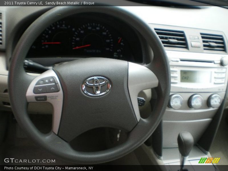 Sandy Beach Metallic / Bisque 2011 Toyota Camry LE