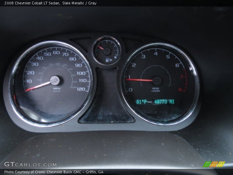 Slate Metallic / Gray 2008 Chevrolet Cobalt LT Sedan