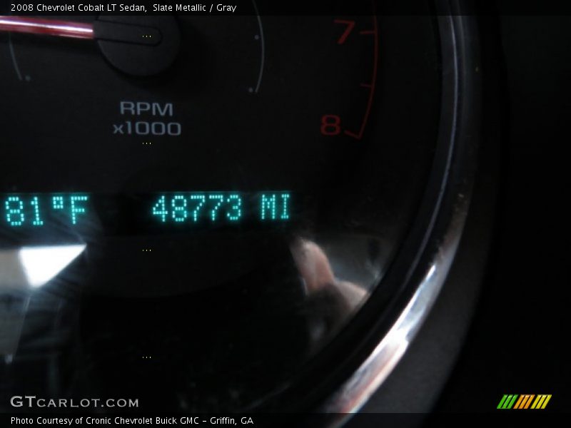 Slate Metallic / Gray 2008 Chevrolet Cobalt LT Sedan