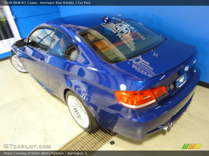 Interlagos Blue Metallic / Fox Red 2008 BMW M3 Coupe