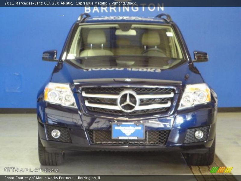 Capri Blue Metallic / Almond/Black 2011 Mercedes-Benz GLK 350 4Matic