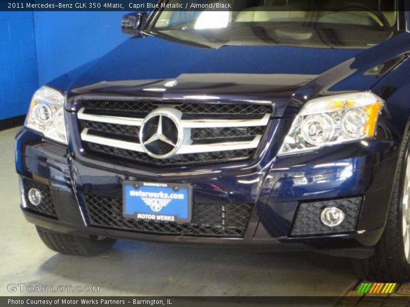 Capri Blue Metallic / Almond/Black 2011 Mercedes-Benz GLK 350 4Matic