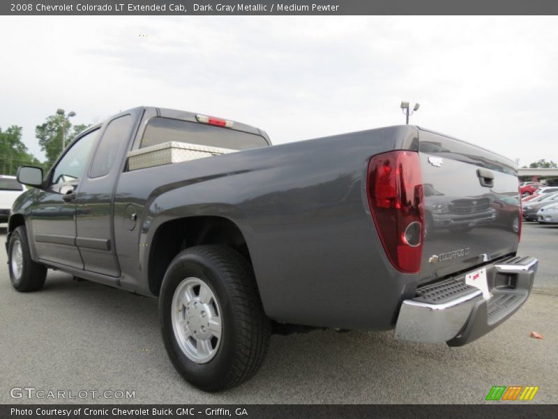 Dark Gray Metallic / Medium Pewter 2008 Chevrolet Colorado LT Extended Cab