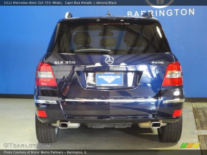 Capri Blue Metallic / Almond/Black 2011 Mercedes-Benz GLK 350 4Matic