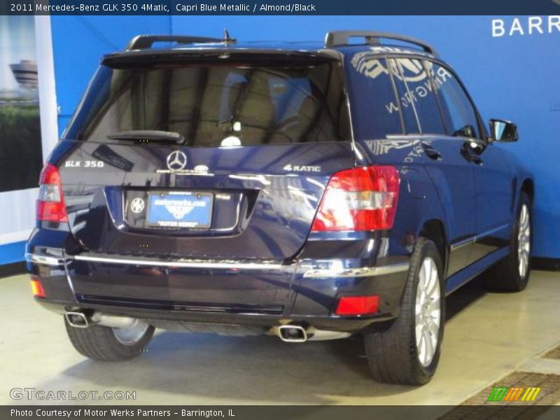 Capri Blue Metallic / Almond/Black 2011 Mercedes-Benz GLK 350 4Matic