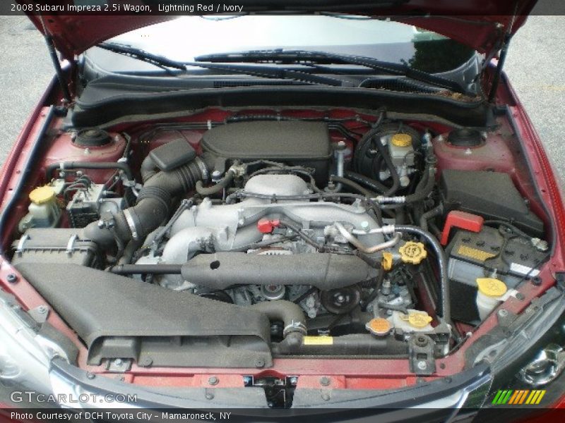 Lightning Red / Ivory 2008 Subaru Impreza 2.5i Wagon